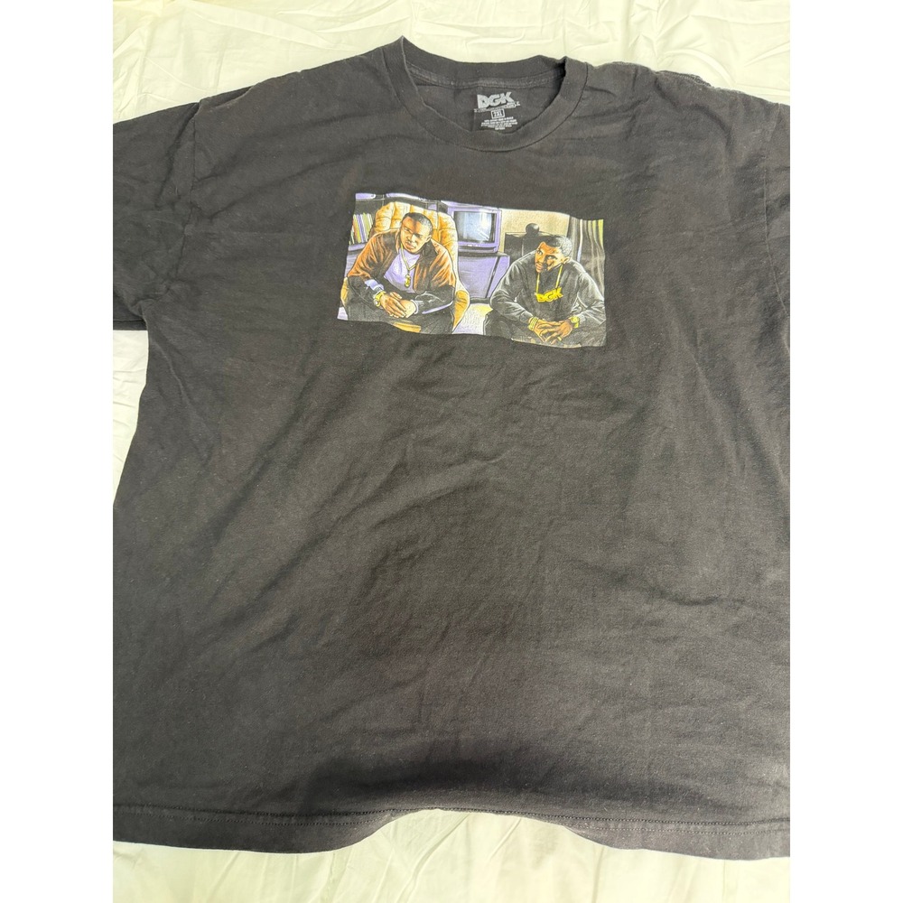 DGK Dirty Ghetto Kids Mens 2XL Black Graphic T-Shirt Short Sleeve Crewneck Tee - Picture 1 of 5
